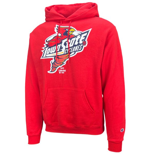 Champion Spirit Collection Red Hooded Sweatshirt